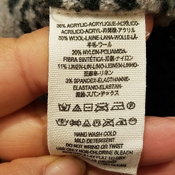 free people  wool lined pull over hoodie sweater S - Picture 8 of 8